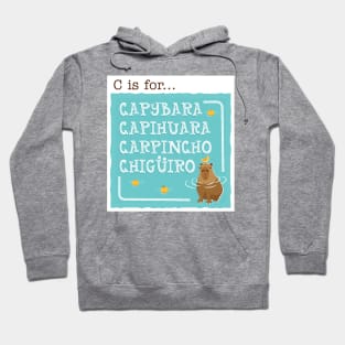 C is for Capybara Hoodie